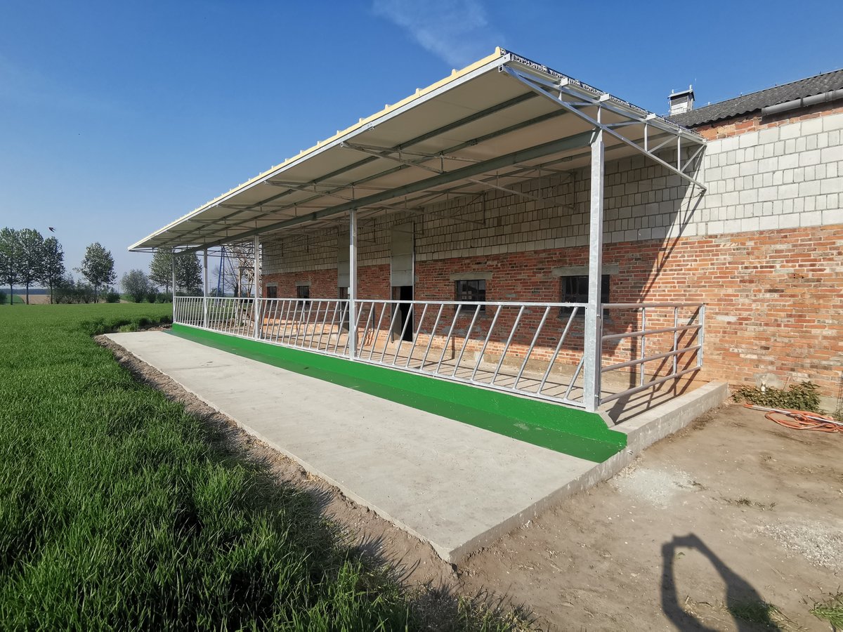 budynki inwentarskie taras balkon zadaszenie rolety wiaty cielętniki konstrukcje rolnicze hale wiat